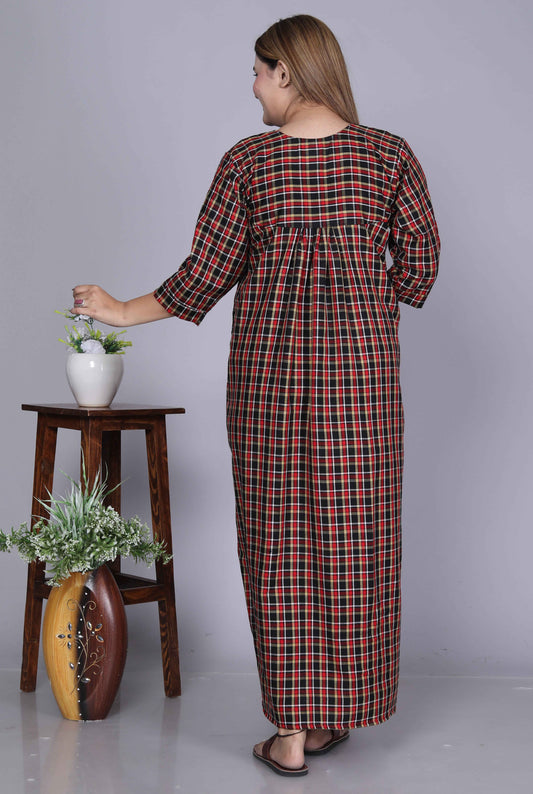 HARGUN NIGHT WEAR Cotswool Floor Length Nightgown