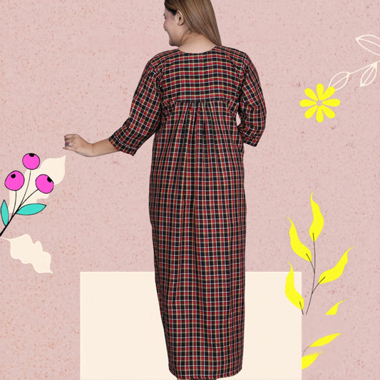 HARGUN NIGHT WEAR Cotswool Floor Length Nightgown