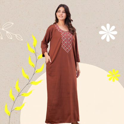 Women’s Winter Fleece Nightgown