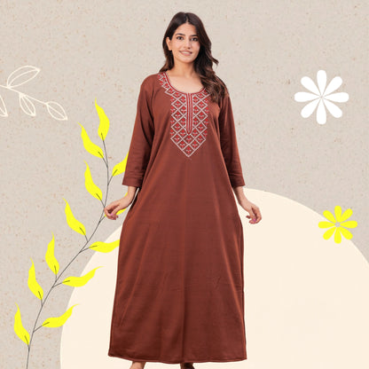 Women’s Winter Fleece Nightgown