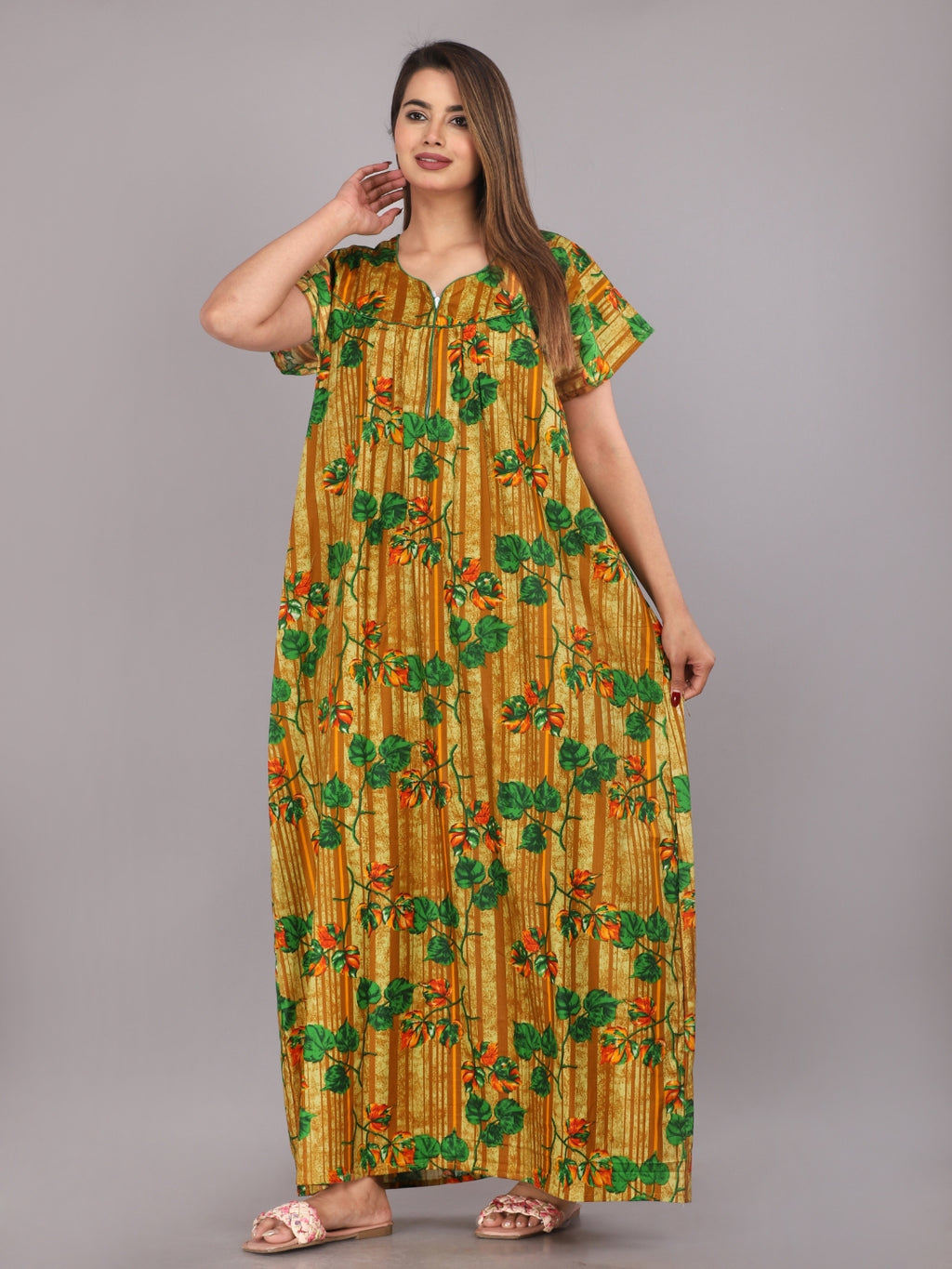 Women's Cotton Nightgown Maxi