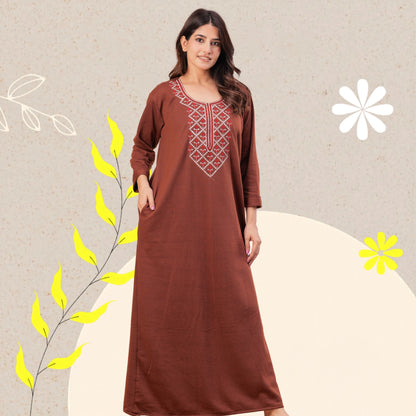 Women’s Winter Fleece Nightgown