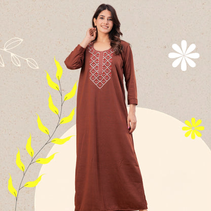 Women’s Winter Fleece Nightgown