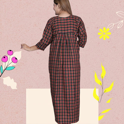 HARGUN NIGHT WEAR Cotswool Floor Length Nightgown