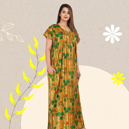 Women's Cotton Nightgown Maxi