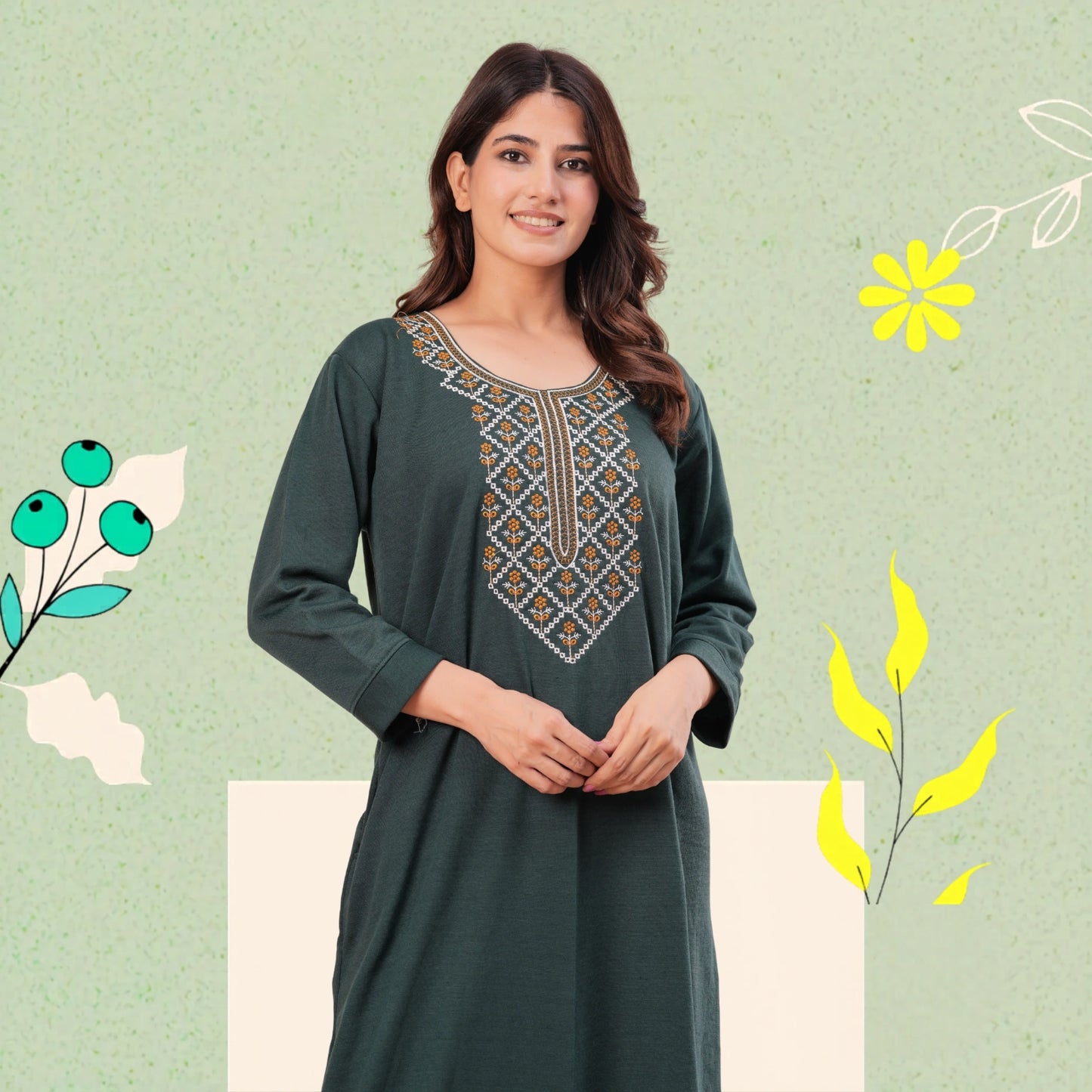 Women’s Winter Fleece Nightgown