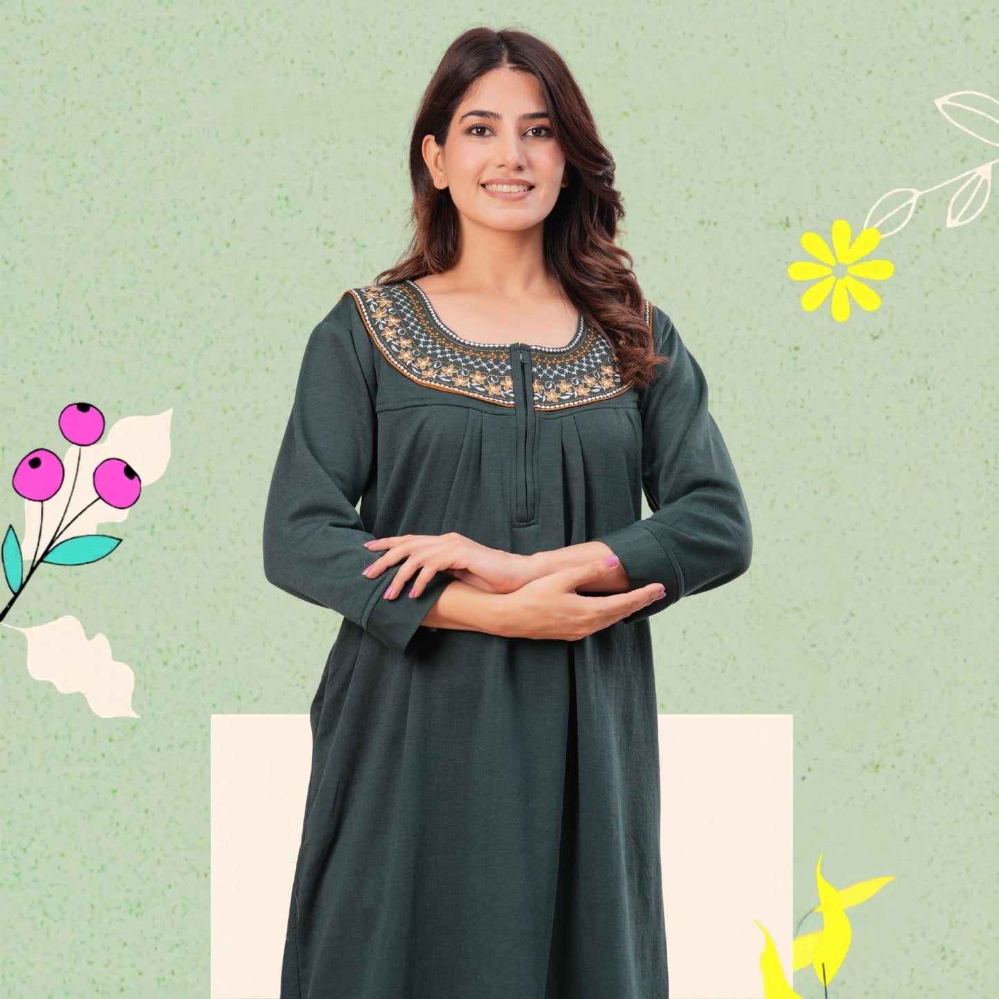 Women’s Winter Fleece Nightgown