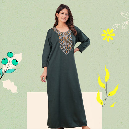 Women’s Winter Fleece Nightgown