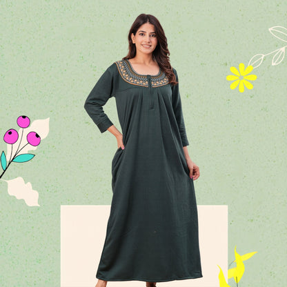 Women’s Winter Fleece Nightgown