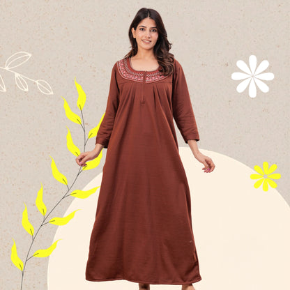 Women’s Winter Fleece Nightgown