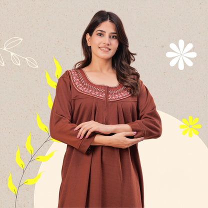 Women’s Winter Fleece Nightgown