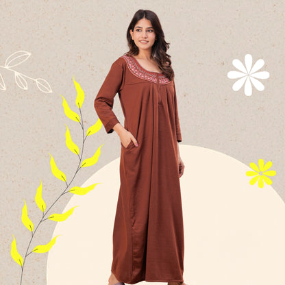 Women’s Winter Fleece Nightgown
