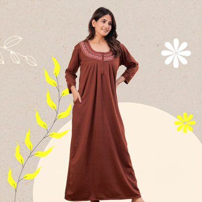 Women’s Winter Fleece Nightgown