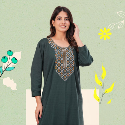 Women’s Winter Fleece Nightgown
