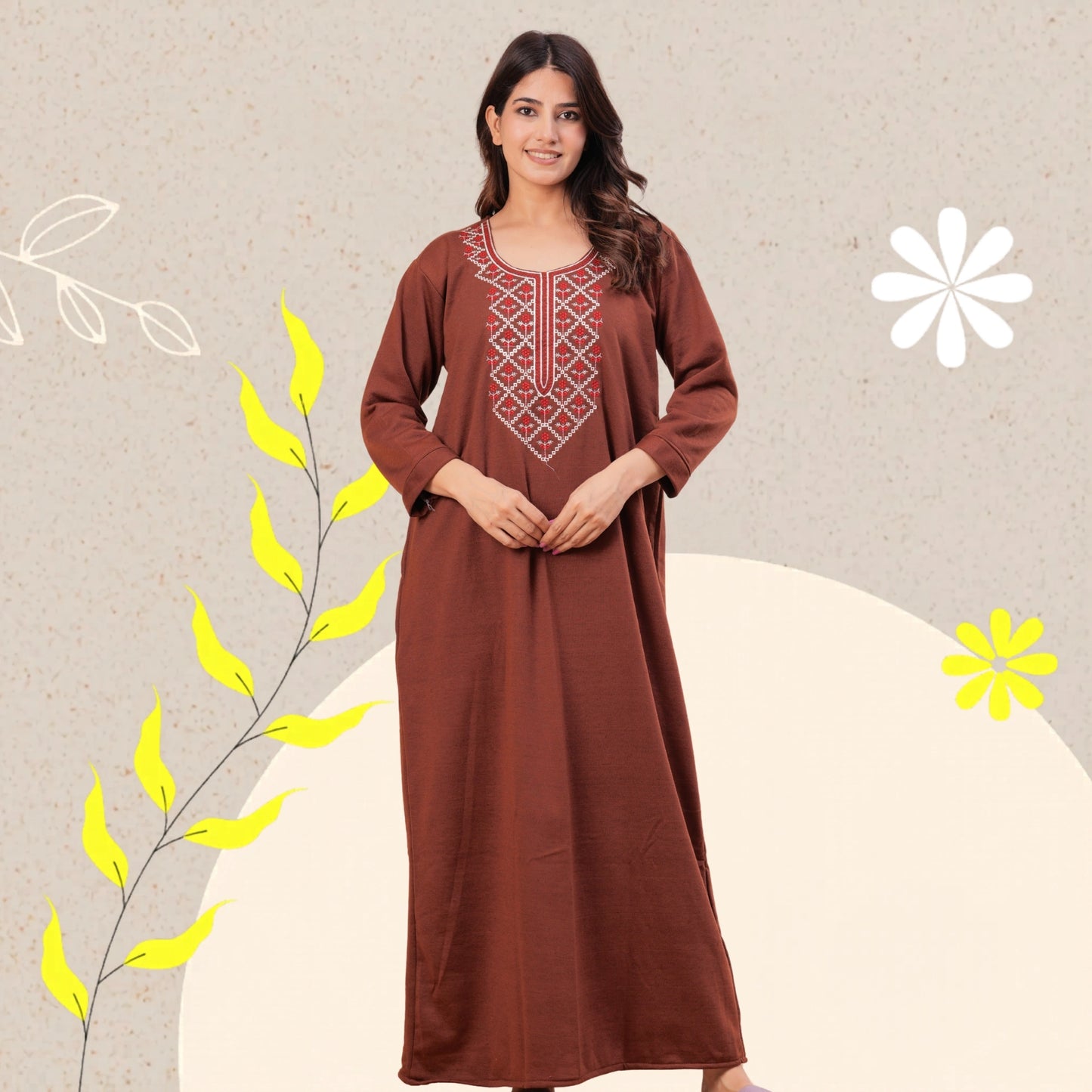 Women’s Winter Fleece Nightgown