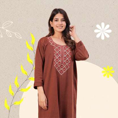 Women’s Winter Fleece Nightgown