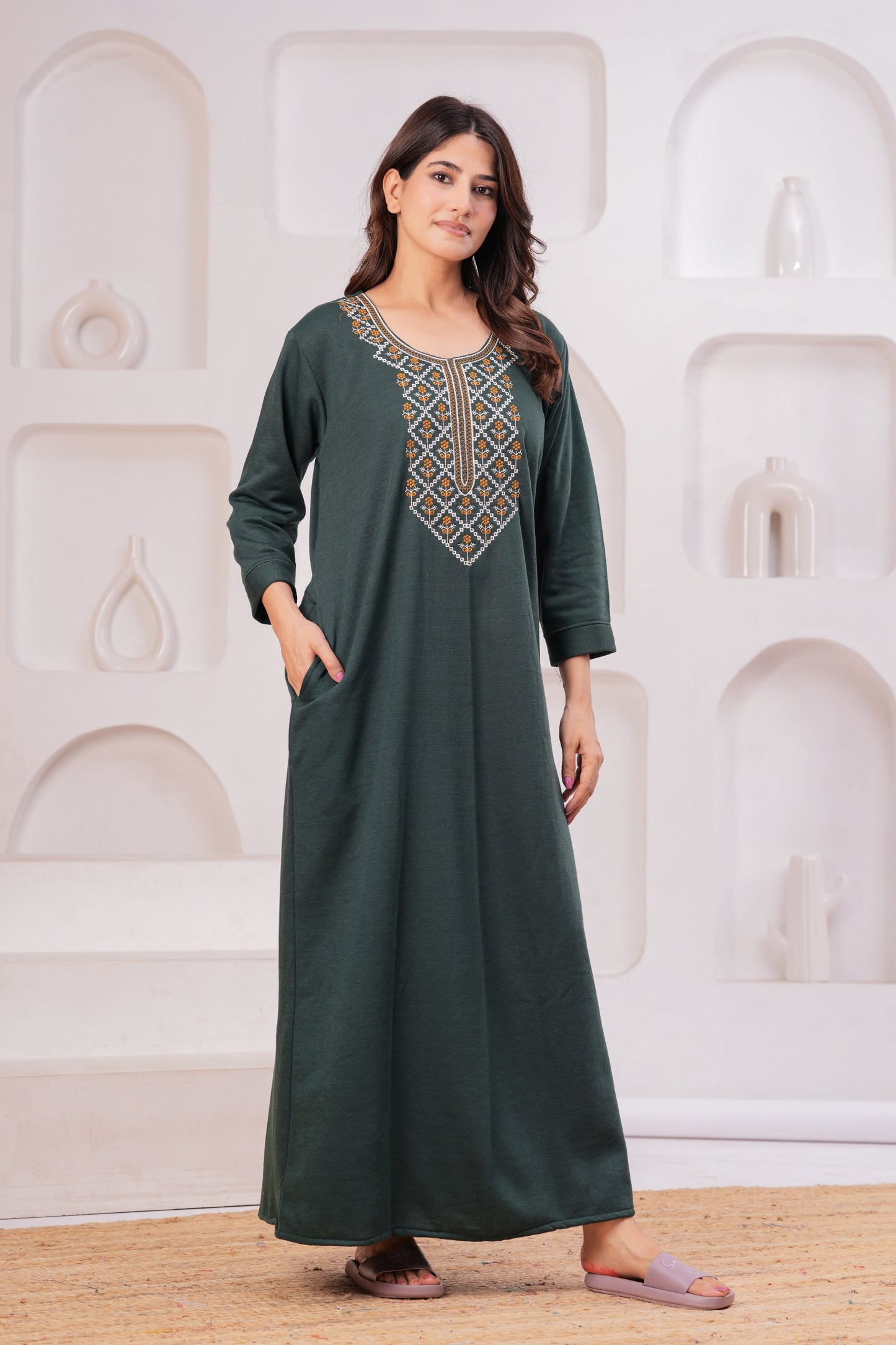 Women’s Winter Fleece Nightgown