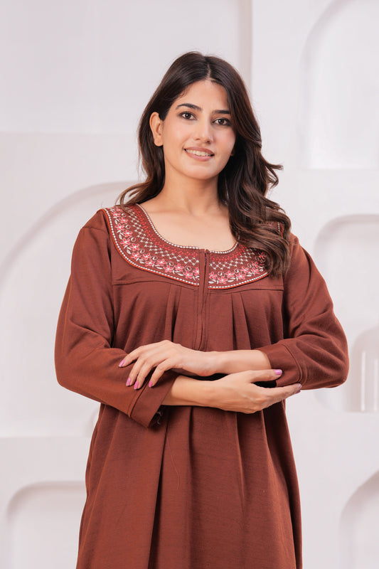 Women’s Winter Fleece Nightgown